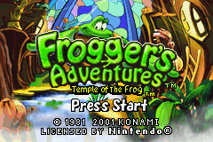 Frogger's Adventures - Temple of the Frog